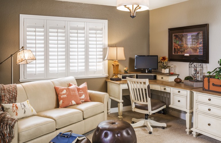 Home Office Plantation Shutters In San Jose